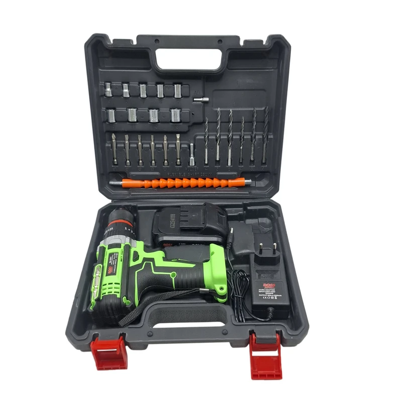 مجموعه 27 عددی دریل چکشی شارژی 10 میلی متری 36 ولت باس مدل BS_5001
