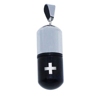 نقد و بررسی آویز گردنبند مردانه طرح کپسول مدل Kp-01 توسط خریداران