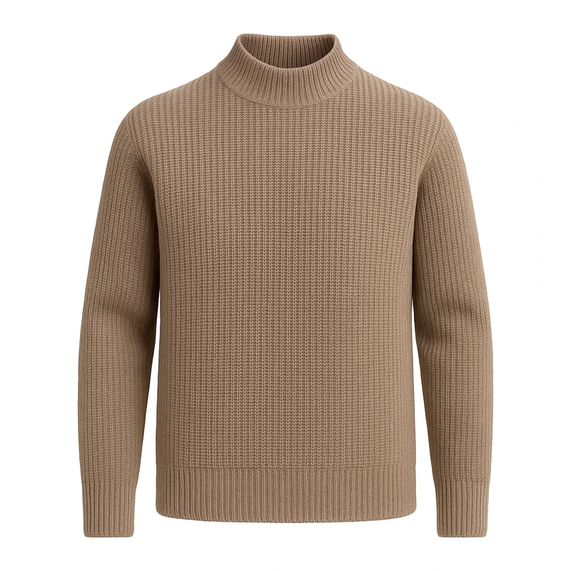 پلیور یقه ایستاده مردانه مدل Glinter کد M5513