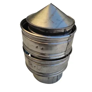 لوله بخاری مدل کلاهک دودکش قطر 15