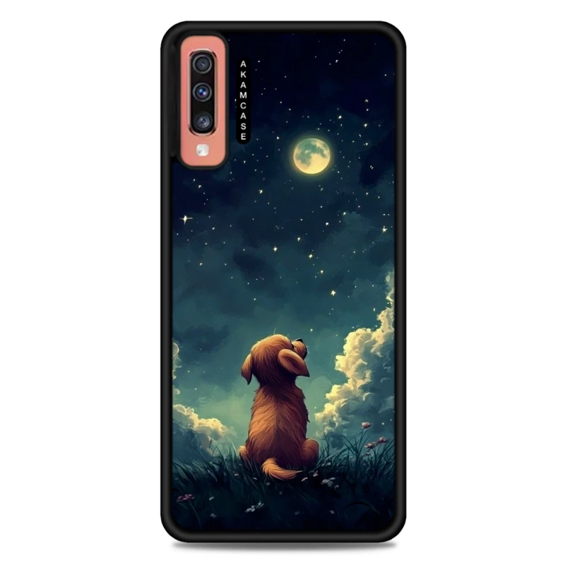 کاور آکام مدل AMC-WSGA70-DOGS-8 مناسب برای گوشی موبایل سامسونگ Galaxy A70