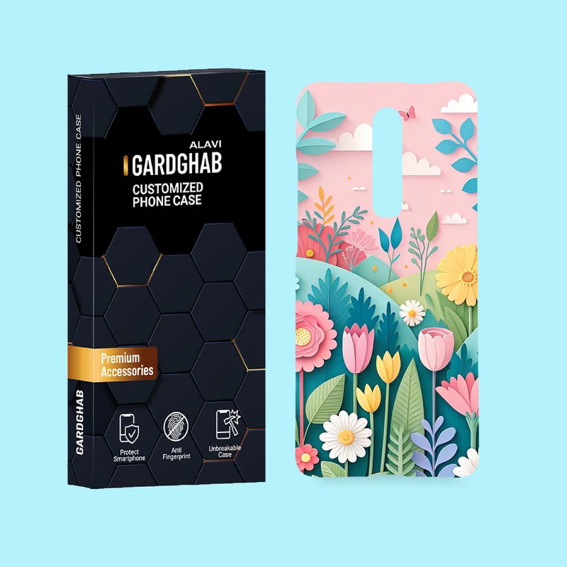 کاور گارد قاب علوی مدل گل مناسب برای گوشی موبایل شیائومی Redmi K20 / K20 Pro