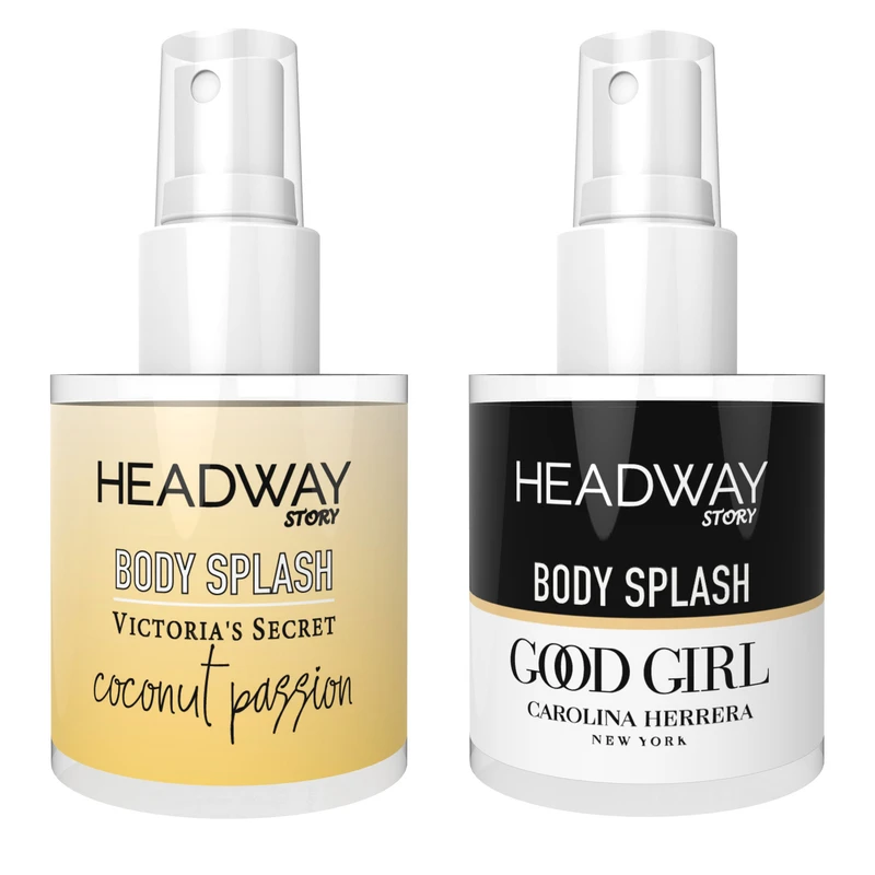 بادی اسپلش زنانه هدوی استوری مدل گود گرل و ویکتوریا سکرت نارگیل حجم 90 میلی‌ لیتر مجموعه دو عددی