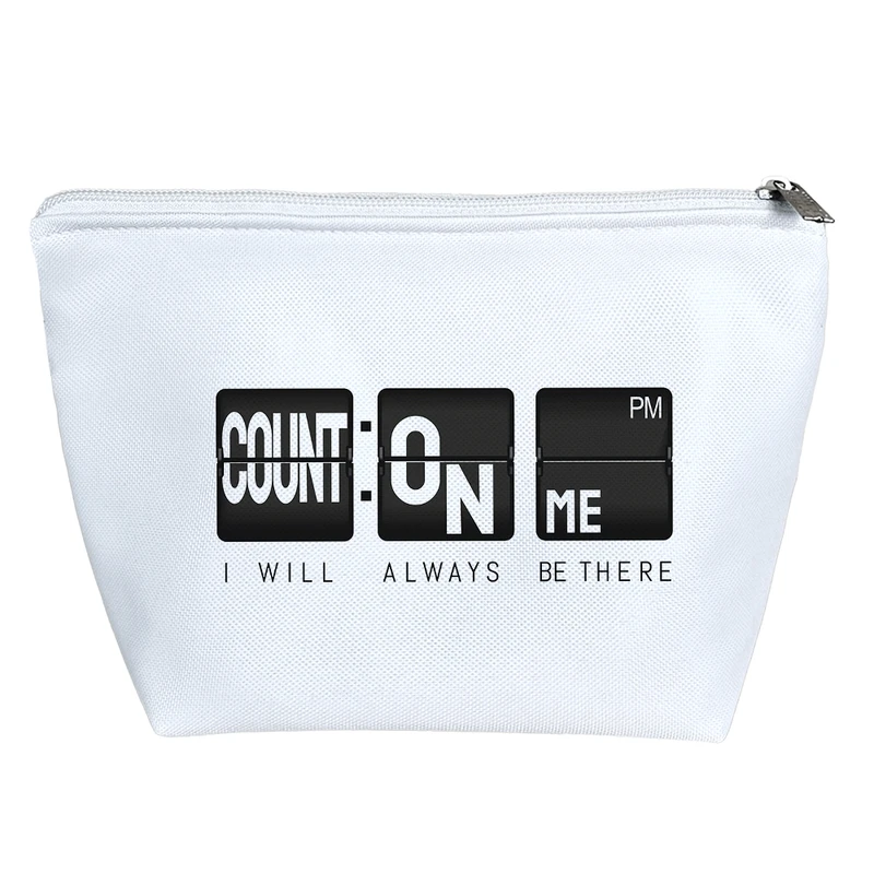 کیف لوازم آرایش دخترانه خندالو مدل Count On Me I Will Always Be There کد 10245