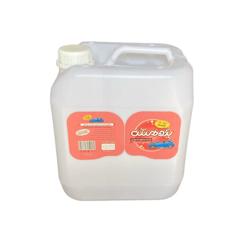 محلول شستشوی بدون آب خودرو فراگرد پژوهش مدل 7BV4 حجم 4 لیتر