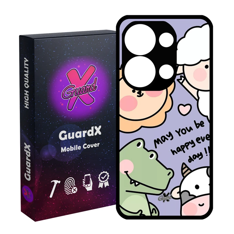 کاور گارد ایکس طرح Cute مدل Glass10567 مناسب برای گوشی موبایل شیائومی Poco X6 5G / Note 13 Pro 5G