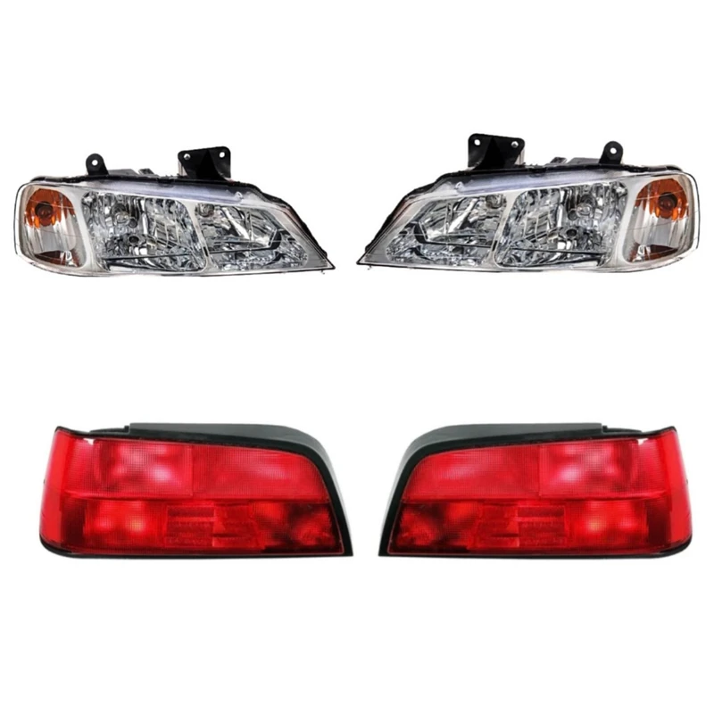 چراغ جلو و عقب سازمند مدل فابریک مناسب برای پژو پارس بسته 4 عددی 
