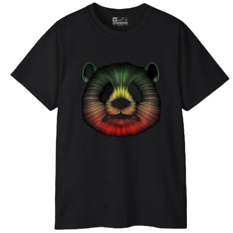 تی شرت آستین کوتاه مردانه پاد آفرین مدل خرس کد 171