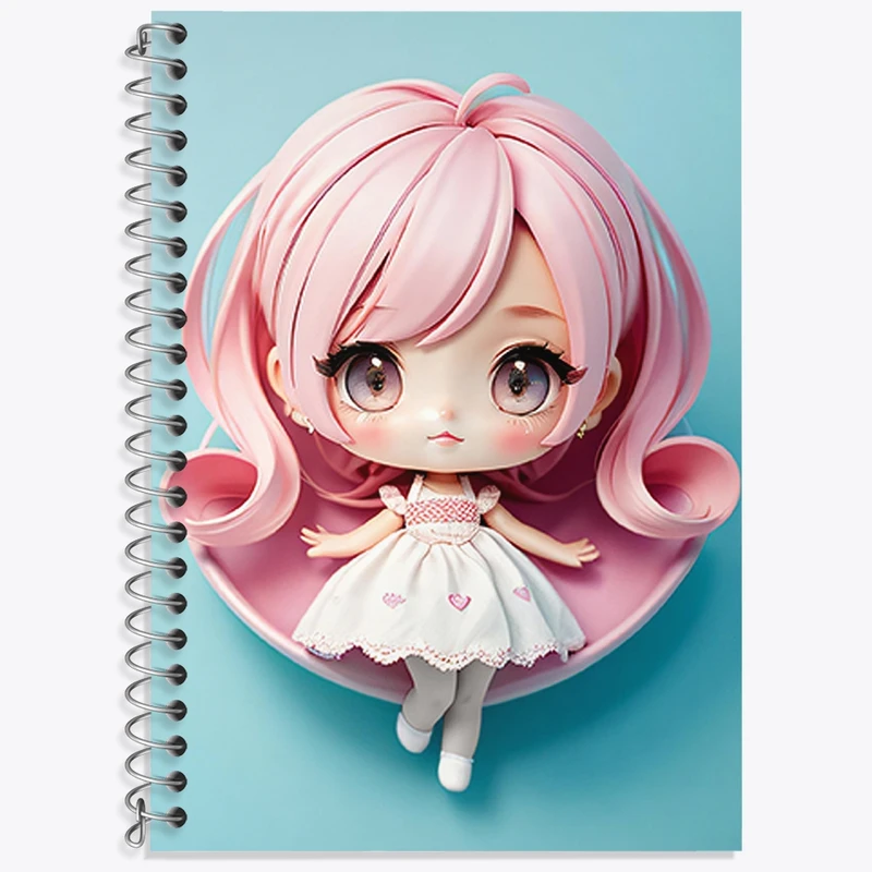 دفتر لغت 50 برگ خندالو طرح دخترانه (Girlish) کد 36865