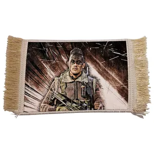 فرش ماشینی دیوارکوب مدل بازی کال آف دیوتی کد 38