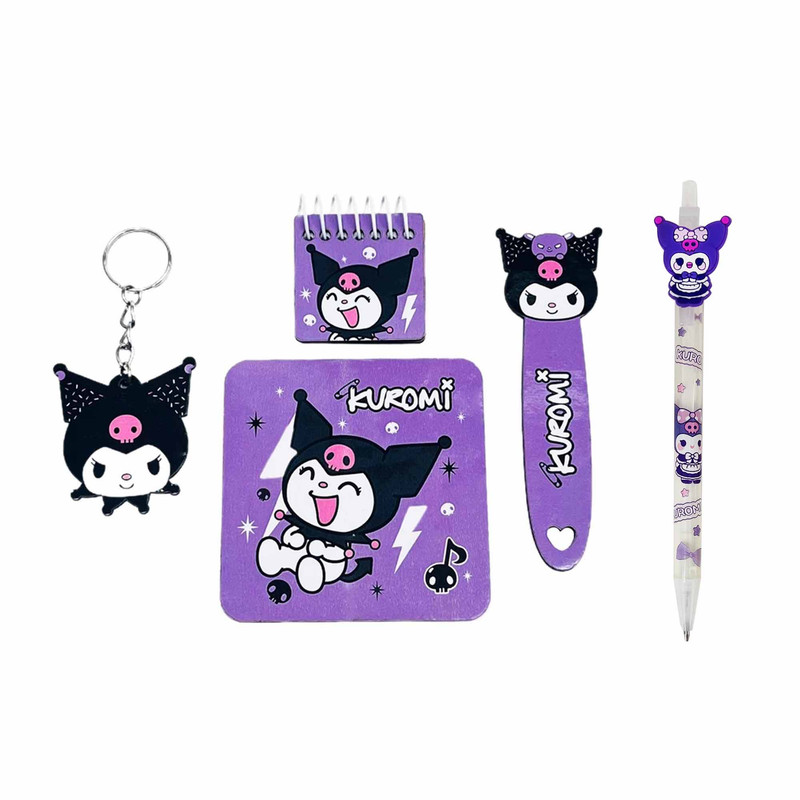 بسته لوازم تحریر مدل کرومی مجموعه 5 عددی