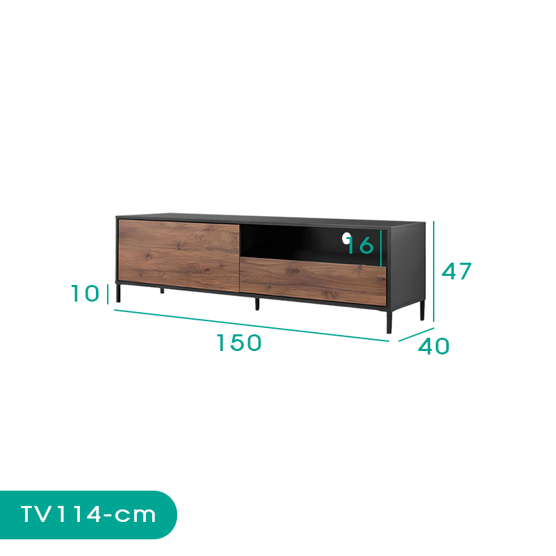 میز تلویزیون اسمردیس مدل TV114 - MDF
