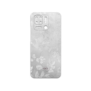 MAHOOT Silver-Wildflower Cover Sticker for Xiaomi Redmi 10 Power