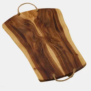 سینی مدل چوبی روستیک کد 115