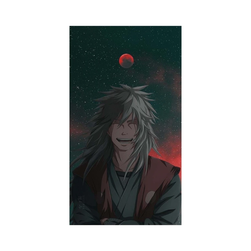 استیکر لپ تاپ و موبایل مدل انیمه طرح ناروتو استاد جیرایا Naruto jiraiya sensei کد 2827