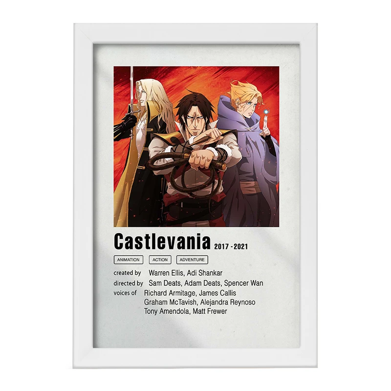 تابلو خندالو مدل انیمه کسلوانیا (Castlevania) کد F11262
