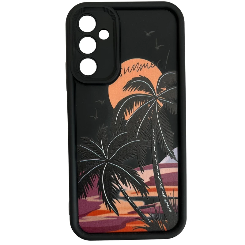 کاور مدل سولید طرح نخل کد 481 مناسب برای گوشی موبایل سامسونگ Galaxy A34