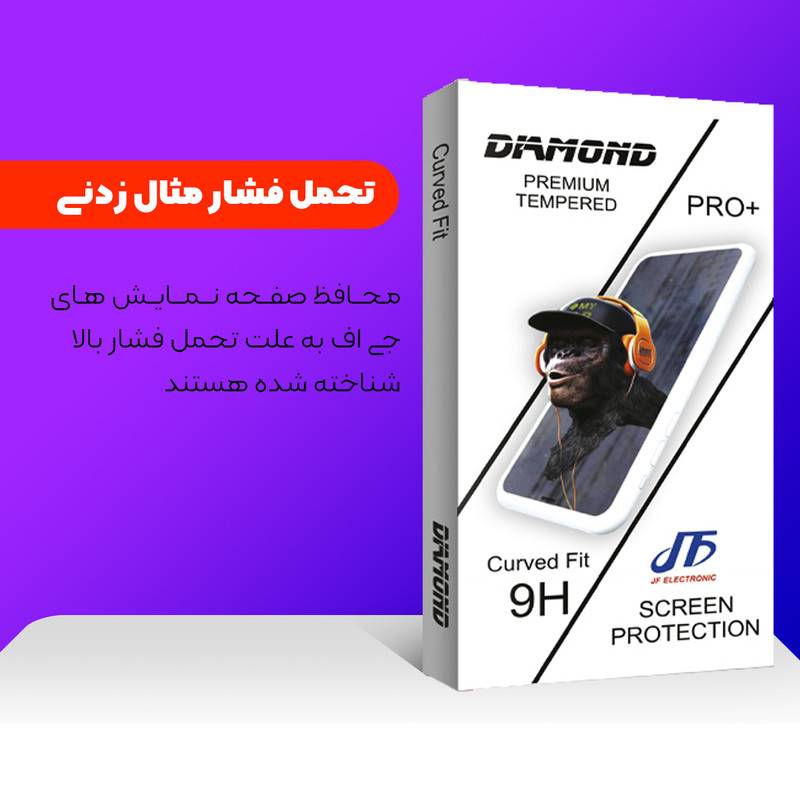 محافظ صفحه نمایش سرامیکی جی اف مدل Diamond مناسب برای گوشی موبایل سامسونگ Galaxy A51 4G