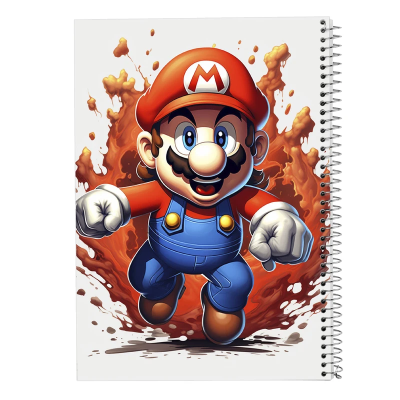 دفتر نت موسیقی 50 برگ مدوپد مدل super mario کد DF2863