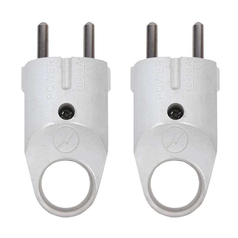 دوشاخه برق پاور مدل 250v کد 1 مجموعه 2 عددی