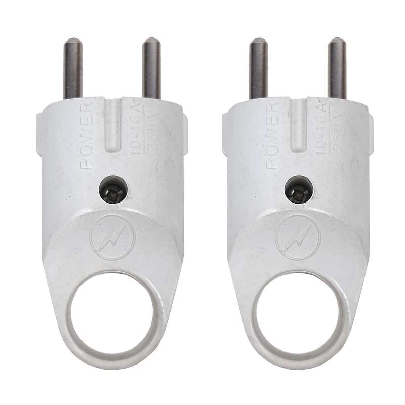 دوشاخه برق پاور مدل 250v کد 1 مجموعه 2 عددی