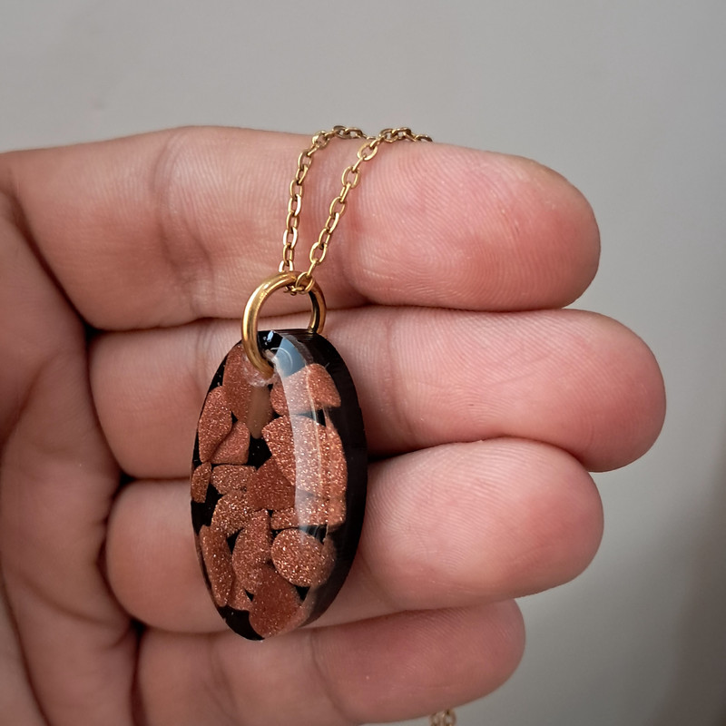 گردنبند مدل سنگ طبیعی دلربا کد Art61