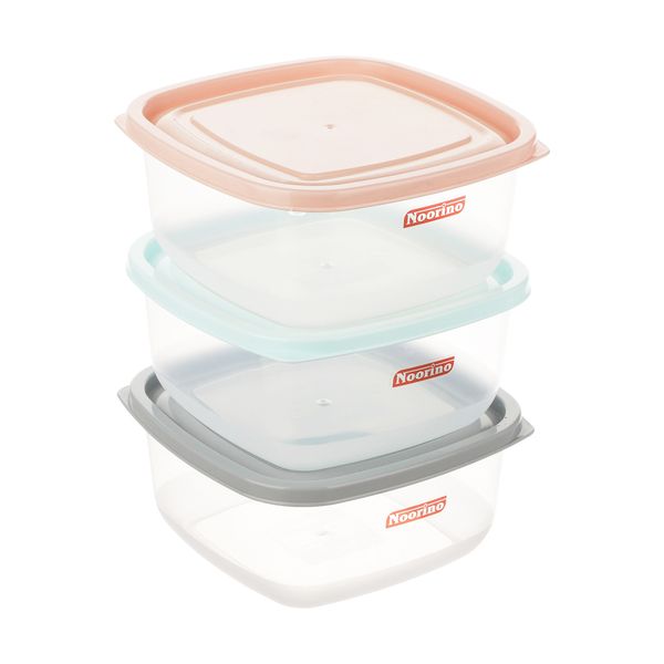 تجریه خرید ظرف نگهدارنده نورینو مدل نارون الوان مجموعه سه عددی