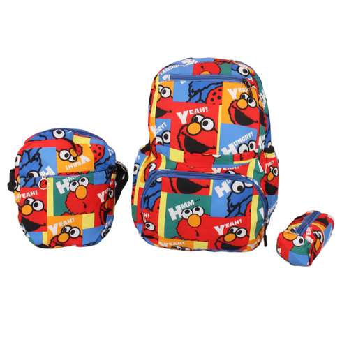 کوله پشتی مدل AB06 به همراه جامدادی و کیف غذا 