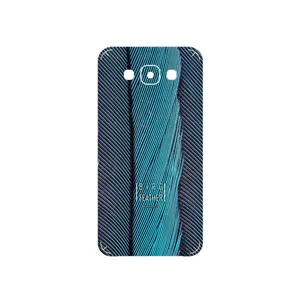 MAHOOT Turquoise feathers Cover Sticker for Samsung Galaxy E7