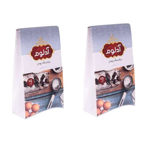 بیکینگ پودر آدلوم - 75 گرم بسته 2 عددی