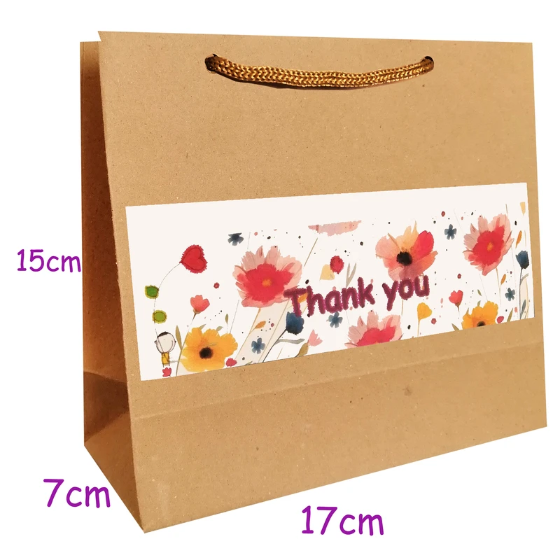 پاکت هدیه مدل Thank you مجموعه 10 عددی