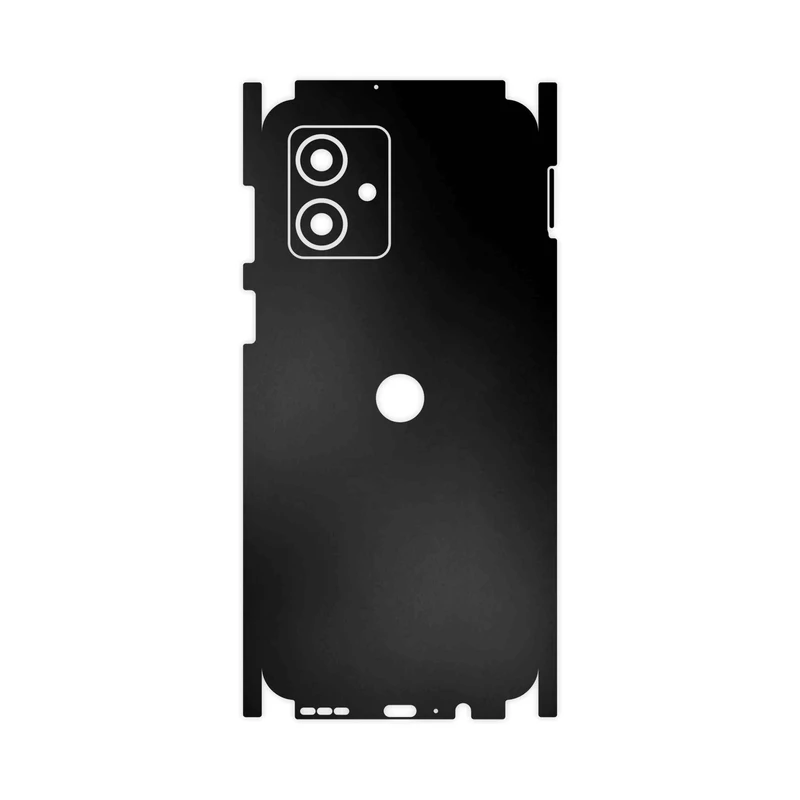 برچسب پوششی ماهوت مدل Matte-Black-FullSkin مناسب برای گوشی موبایل موتورولا Moto G54
