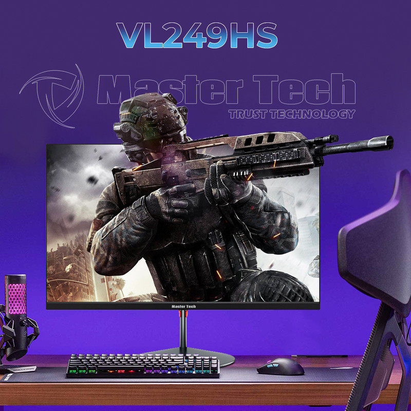 مانیتور مسترتک مدل Gaming Master VL249HS IPS HDR Gsync Freesync speaker سایز 24 اینچ