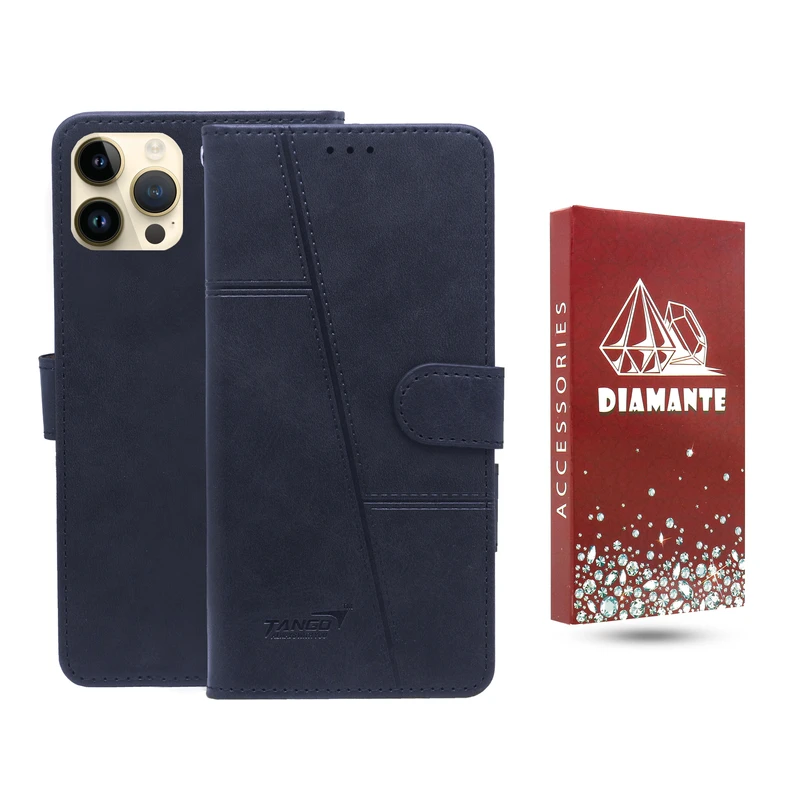 کیف کلاسوری دیامانته مدل تانگو مناسب برای گوشی موبایل اپل iPhone 12 Pro 