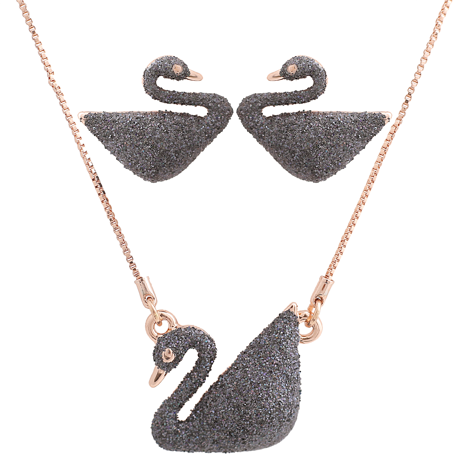 نیم ست زنانه مدل قو کد M3044