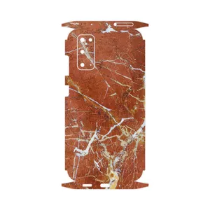 MAHOOT Red Marble-FullSkin Cover Sticker for Samsung Galaxy S20