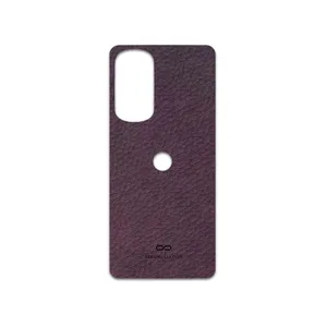 MAHOOT Purple-Leather Cover Sticker for Motorola Edge 30