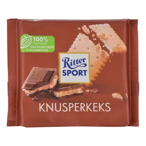 شکلات تخته ای بیسکوئیتی ریتر اسپرت - 100 گرم