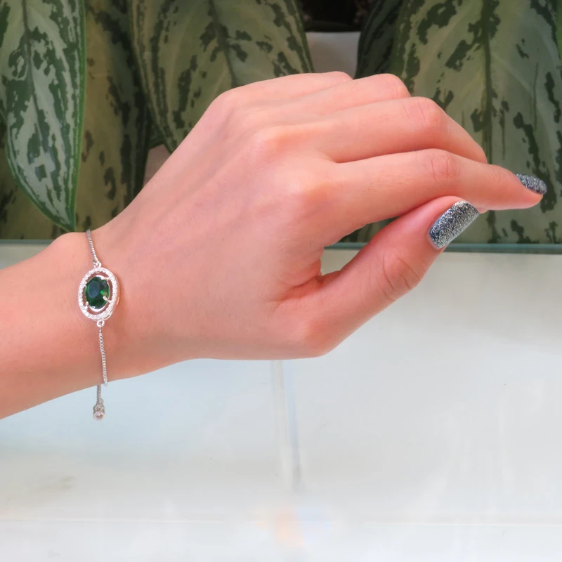 عکس شماره 2 : دستبند نقره زنانه کد av174b-s10 c6