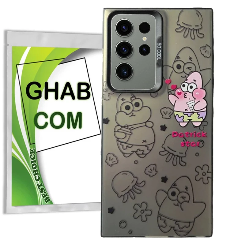 کاور قاب کام مدل PTSR طرح پاتریک مناسب برای گوشی موبایل سامسونگ Galaxy S23 Ultra