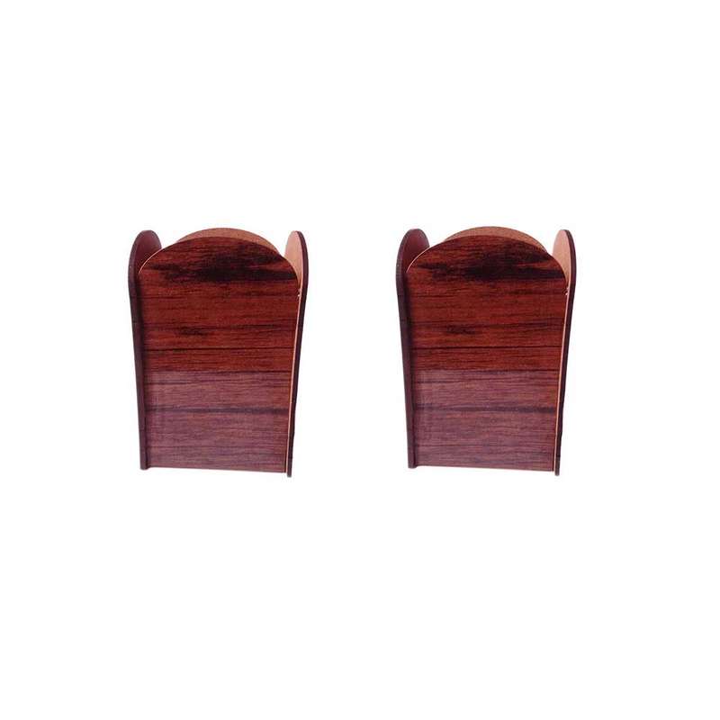 جامدادی رومیزی طرح چوب مدل 6090 بسته دو عددی