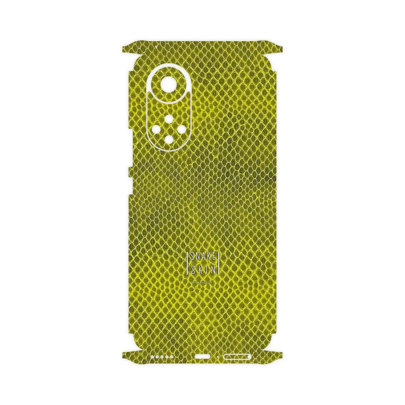 برچسب پوششی ماهوت مدل Yellow Snake Skin-FullSkin مناسب برای گوشی موبایل هوآوی Nova 9