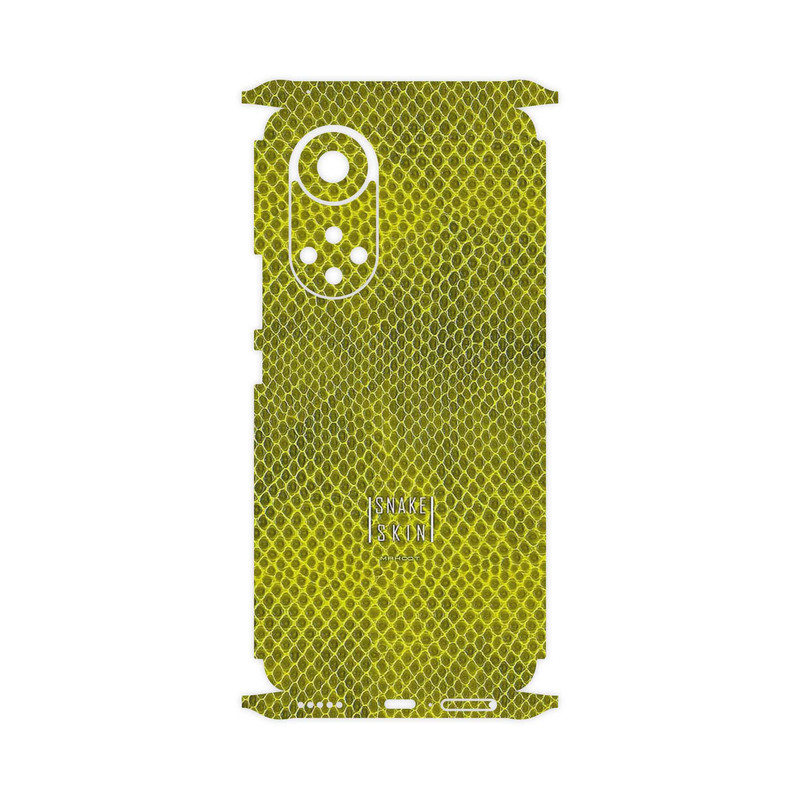 برچسب پوششی ماهوت مدل Yellow Snake Skin-FullSkin مناسب برای گوشی موبایل هوآوی Nova 9