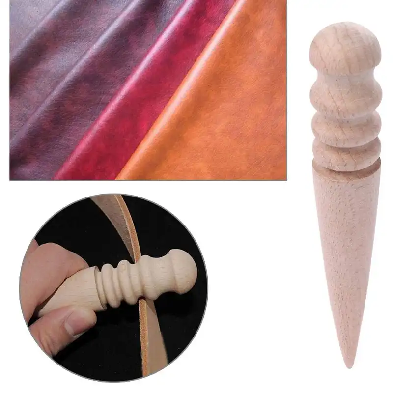 ابزار پرداخت لبه چرم مدل آرمیتاژ چوبی کد Edge2