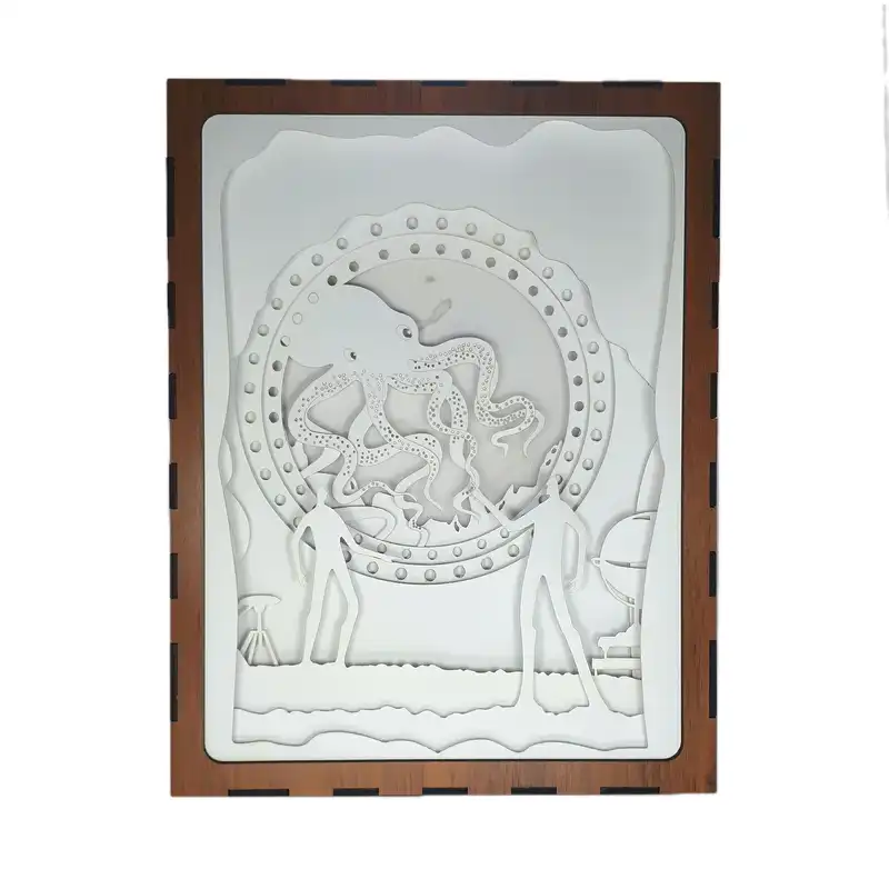 چراغ خواب مدل نایت باکس سه بعدی طرح اختاپوس کد SD43