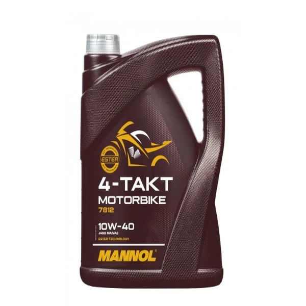 روغن موتورسیکلت مانل مدل SN-10W-40 حجم 4 لیتر
