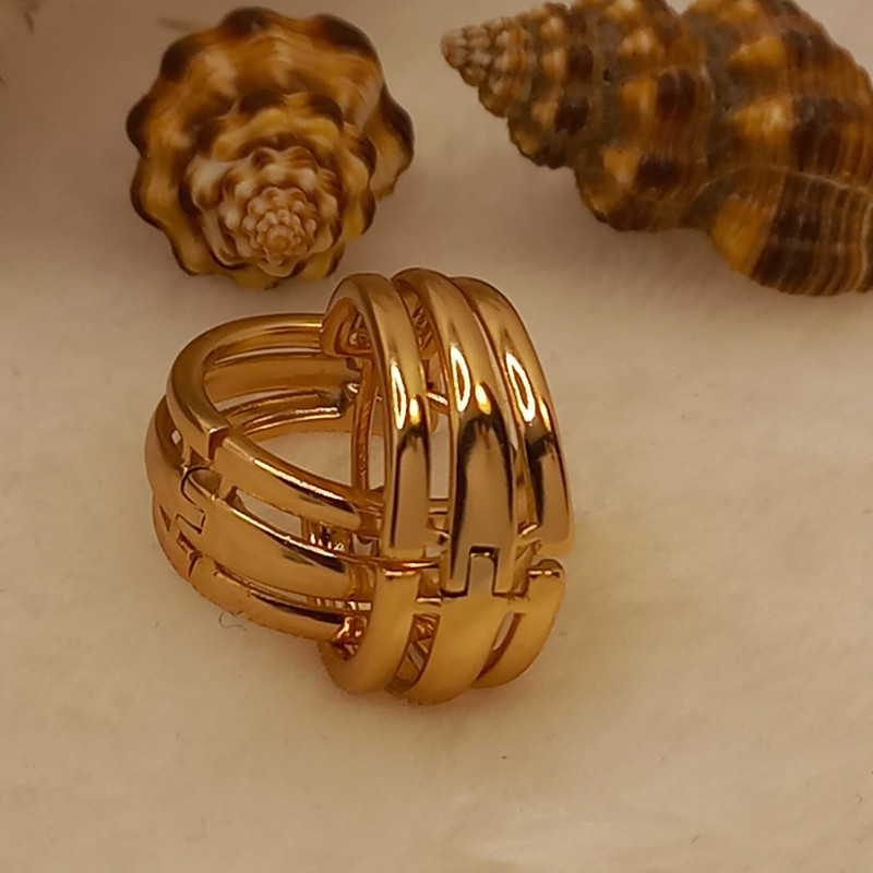 گوشواره زنانه ژوپینگ مدل حلقه ای کد XP 02