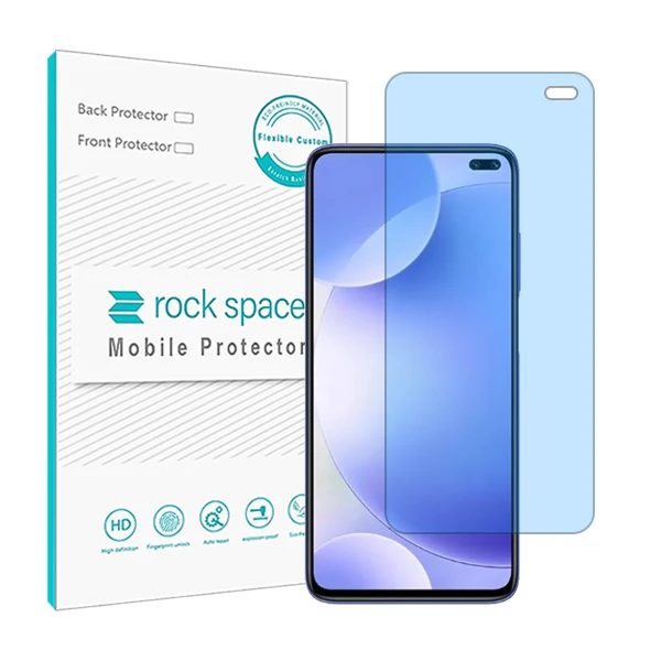 محافظ صفحه نمایش ضداشعه آبی راک اسپیس مدل HyBLU مناسب برای گوشی موبایل شیائومی Redmi K30i 