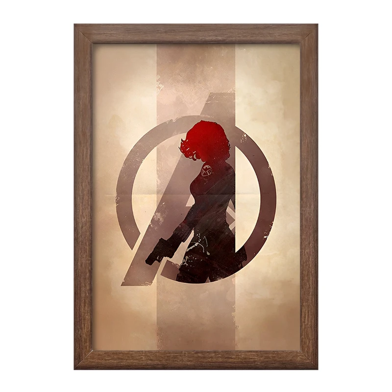 تابلو خندالو طرح بلک ویدو (Black Widow) کد F7465