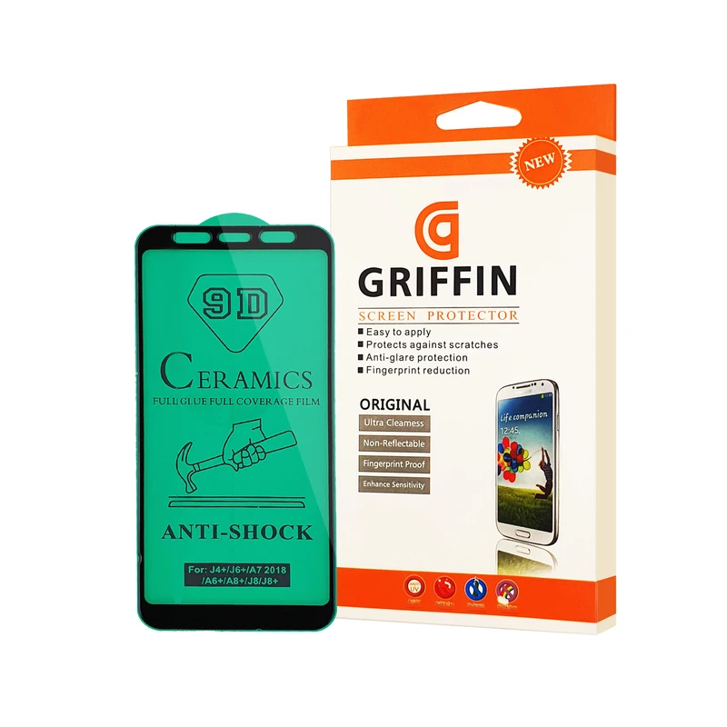 محافظ صفحه نمایش سرامیکی گریفین مدل FLCRG GN st مناسب برای گوشی موبایل سامسونگ Galaxy A7 2018- A750